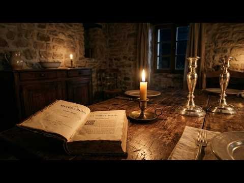 A Journey Through "Les Misérables"🕯️Dark Academia Reading Ambience | Classical Music and Story ASMR