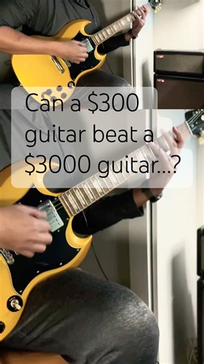 Can a $300 guitar beat a $3000 guitar in metal tones…? #guitar #kiesel #epiphone