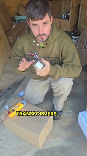 Hvac technician teaches about the resistance differences in a transformer. The transformer takes high voltage and makes low voltage. If you are a new hvac technician and not sure to wire it properly either ask a more experienced technician or post comments below and I will try and help. Its recommended that only skilled professionals work with electricity. #HVACExperts #hvactips #hvactechnician | Alex Ivey