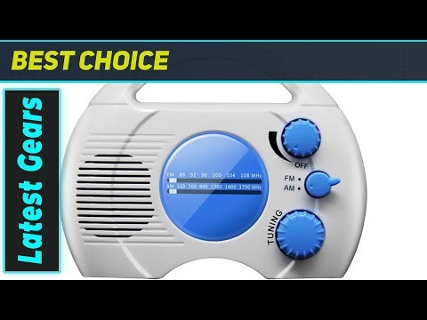 Portable AM/FM Shower Radio: The Best Waterproof Sound for Your Bathroom!