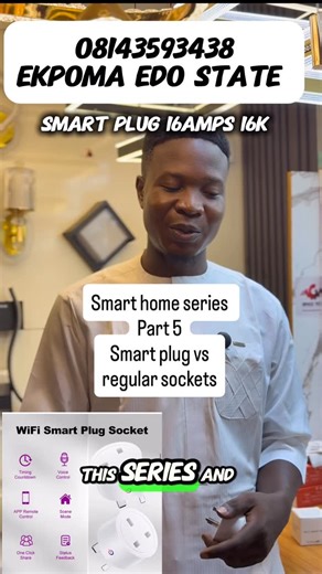 No 1 Electrical Store In Ekpoma on Instagram: "smart home series part 5 Smart plugs vs regular socket #smarthome #alexa #smartplug #smartsocket #smartlife"