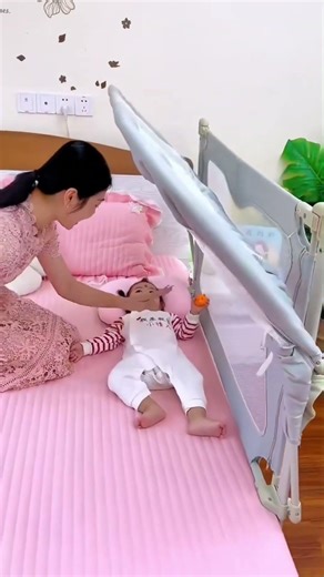 ▶️ Baby Comfy Safety Lightweight Bed Side Crib ( # 2346 ) Product Link in Bio