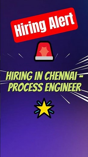 Hiring Process Engineer in Chennai | Tecton India Jobs 2025 | B.Tech Chemical Engineers Apply Now