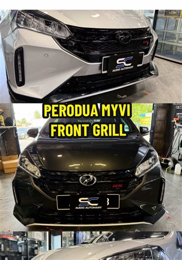 Pasang Front Grill Myvi Facelift di SG Audio Automat