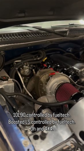 The 10L90 swap is a few checks off the list and a tune away from the roads #wfocustomsandperformance #fueltech #ft550 #ft450 #paddleshift @fueltechusa @eduardoarcondo @thiberius | WFO Customs and Performance