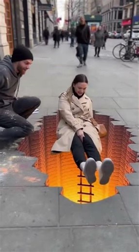 Amazing illusion tricks you won't believe #3d #streetart #art