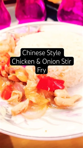 Easy Chinese Style Chicken and Onion Stir Fry | Quick & Tasty Recipe #cooking #shorts