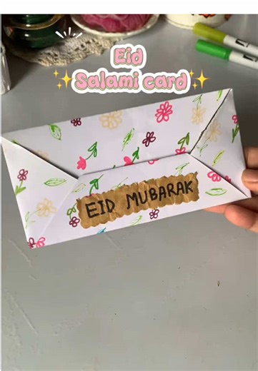 Creative DIY Eid Salami Card Ideas
