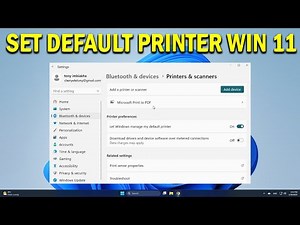 How To Change Your Default Printer in Windows 11 - Quick Fix