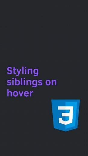 HopeUI | Programming | Tech | UIUX | 👉 Normally, we would need JavaScript to stylize all the siblings of an element you're interacting with. But wait! There is a cool CSS... | Instagram
