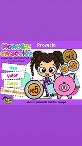 📚💰 ¡Monedas en Acción! Un proyecto para preescolar donde las monedas, los números y las compras cobran vida a través del juego simbólico y el aprendizaje activo. 🛒🎲🧺 Campos formativos: Saberes y pensamiento científico / Lo humano y lo comunitario. Contenido central: Conteo de objetos, reconocimiento y uso de monedas en situaciones cotidianas. ✨ Invita a tus peques a convertirse en exploradores de números, compradores y vendedores expertos. Con este proyecto, las niñas y los niños aprenden j