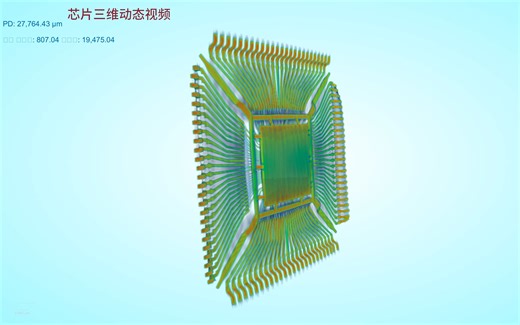 芯片工业CT扫描动态视频展示
