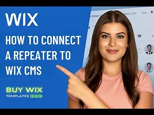 Connect a Repeater to Wix CMS (Wix Original Editor)