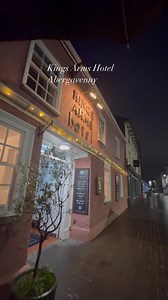 POV: The Kings Arms Hotel in Abergavenny is a Grade II-listed building dating back to the late 16th century. Originally established as a coaching inn, it remains one of the oldest pubs in the town and offers a rare glimpse of Abergavenny’s architecture before the extensive rebuilding of the Georgian period. #abergavenny #history #walk #night | Imelda Perez