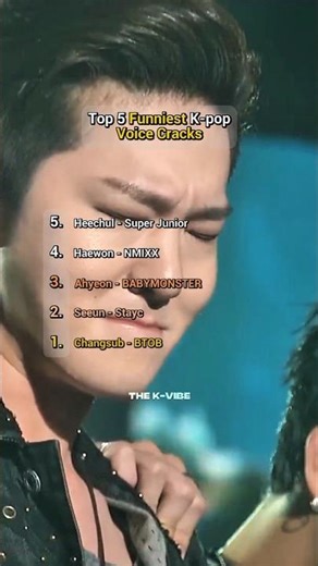 Top 5 Funniest K-pop Voice Cracks