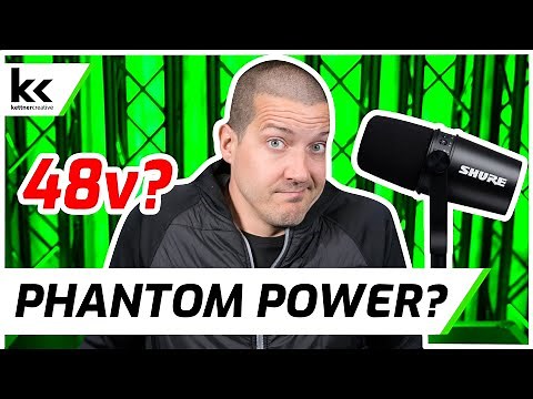 Does Shure MV7 Need 48v Phantom Power?