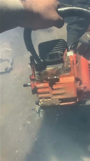 Check the engine compression of the chainsaw in the simplest way - what do you think about it?