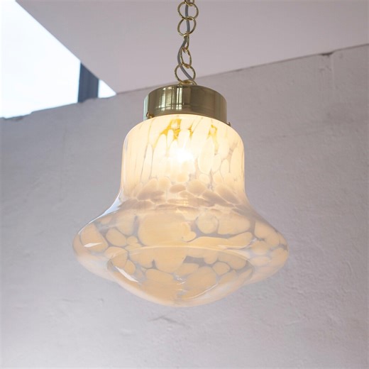 Murano Glass Pendant Light - Vintage Italian Space Age Design - Etsy