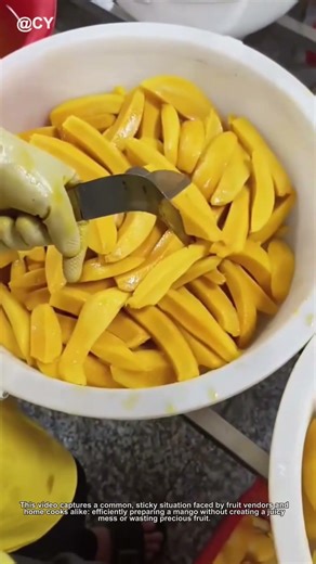 This Genius Tool Cuts Mangoes in Seconds! 🌾 No Mess, No Waste