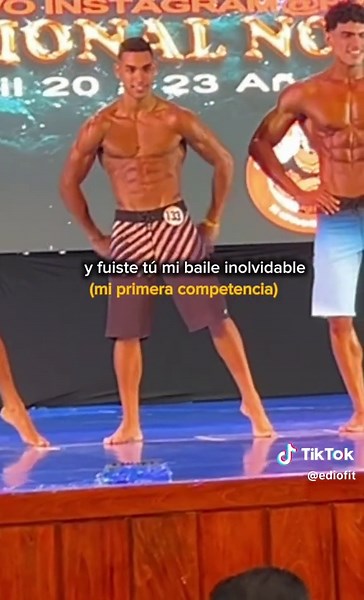 Sueño cumplido❤️‍🩹🥹Esta vez no salí ganador pero la experiencia fue una de las más bonitas y eso es indiscutible. Vamos por más⭕️⚡️ #culturismo #culturismonatural #mensphysique #gym #baileinolvidable🥲 #parati #paratiiiiii