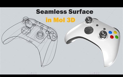 在 Moi3D 中建模游戏控制器 Modeling a Game Controller in Moi3D