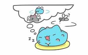 咖波梦中去叮蚊子，结果……