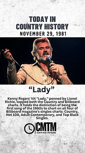 Today in Country History - "Lady" | Country Music Time Machine
