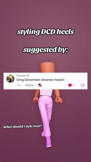 Styled the December's dream heels! This was so fun to make. I wish i had the new grungy mask/goggles... wouldve gone perfectly here. Back to this lay out cause i think the green screen does better unfortunatly... edit: IM SO DONE WHY ARE MY VIDEOS GETTING 10 LIKES MAX?? WHY AM I SHADOWBANNED. edit 2: ur kidding. 3 likes in 4 hours?? im gonna jump Roblox user: WxS_Ruikasa Other platforms: Easily_Elliot or Effortlessly_Elliot #easily_elliot #royalehigh #roblox #rhoutfits #dcd