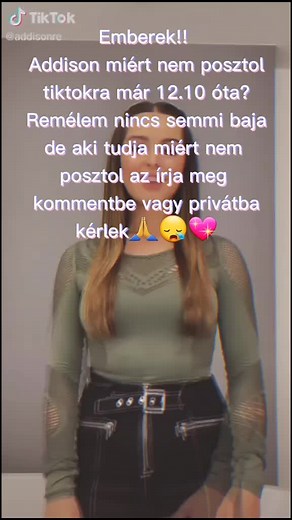 Kérlek valaki írja le hogy miért nem posztol Addi🙏🙏😪💖 #foryou #fyp #Addisonrae #chaddisonfan #addison #chaddisonfanpage #CapCut