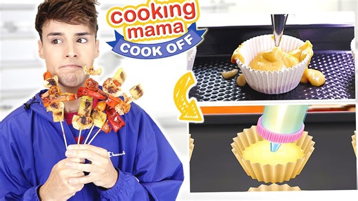 Authentic Cooking Mama Recipes: Chicken Skewers & Cupcakes