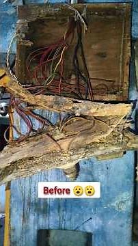Old Wooden Switchboard Restoration |ElectricalWiring Box Remodel |SM Electricals10