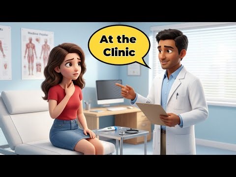At the Doctor's Clinic | Slow and Easy English Conversation for Beginners