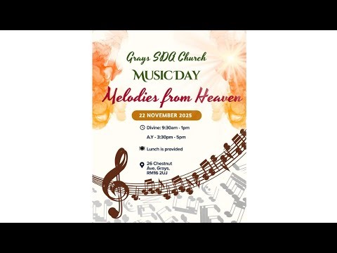 Sabbath Grays SDA Church Live Stream 22/11/2025