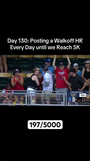 Another day, another HR! We are 3 subs from 200! Help us get there!