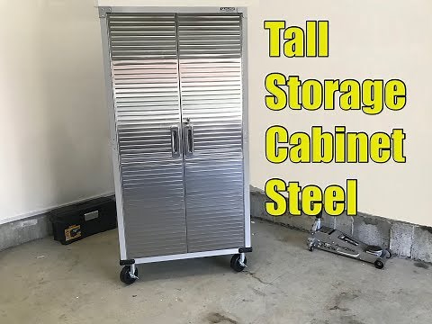 Steel Tall Storage Cabinet - Review and Assembly Guide (UltraHD)