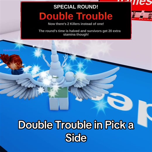 its a win in my book #fyp #roblox #doubletrouble #pickasideroblox #dieofdeath