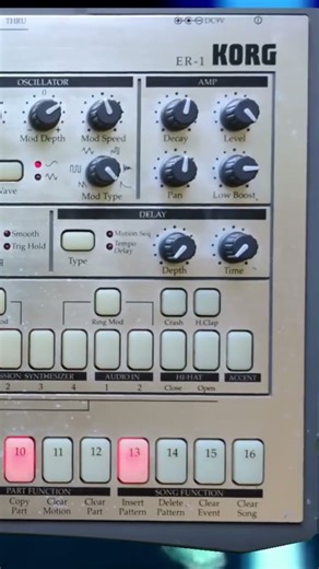 Korg ER-1 Pattern A53 VA Sounds Demo