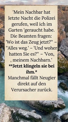 Nachbarschaftsdrama mit Bumerang-Effekt 🚔😂 #bier #spaß #flachwitz #lustig #witzig #lachen #witz