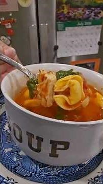 Chicken Tortellini Soup Recipe (One pan meal, Fast and Easy)
