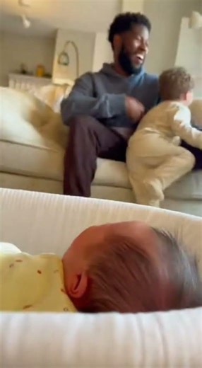 "Toddler’s First Reaction to Baby’s Loud Cry! 😭❤️"