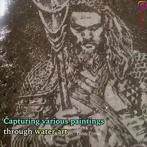 83K views · 377 reactions | Painting with Water repellent. #waterart credit- dinotomic | Design Ideas | Facebook