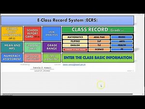 E-Class Record System Part I