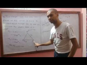 Class 11/electrostatics numerical/electric field intensity/ important for NEB exam/ Chet Chapagain.