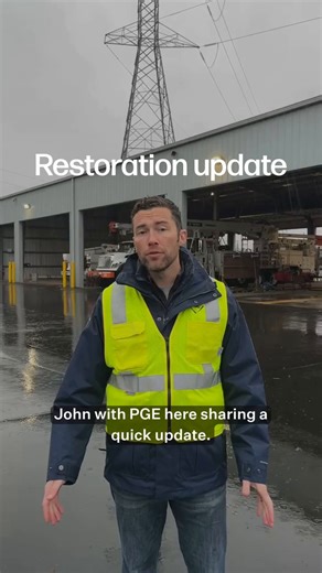 Portland General Electric on Instagram: "As crews continue restoring power from Tuesday’s storm, we’re preparing for another atmospheric river. Thank you for staying prepared and safe."