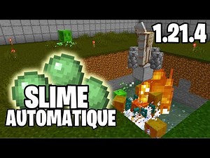 Automatic Slime Farm in Minecraft 1.21.4 Java