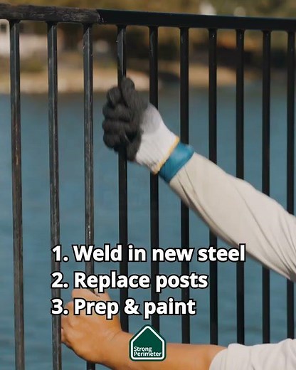 Fence Repair: Wrought Iron Rust