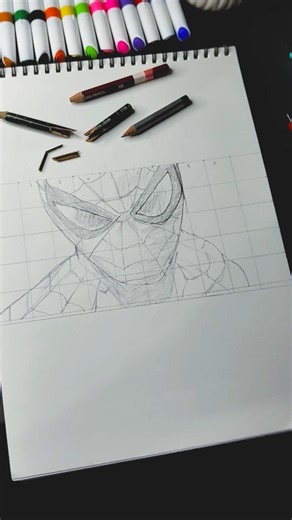 Spider-man Outline 🕸️🕷️#shorts
