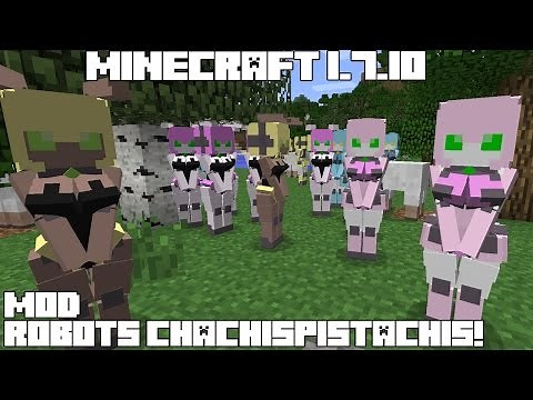 Minecraft 1.7.10 MOD ROBOTS PARA PERVERTIDOS! LovelyRobot Mod Review Español!