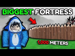 I Built The BIGGEST FORTRESS in Roblox 99 Nights...