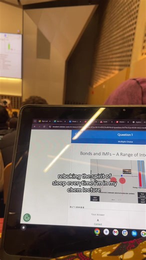 always sleepy whenever i’m in here 😭 #fyipシツ #chemistry #college #foryoupage #science